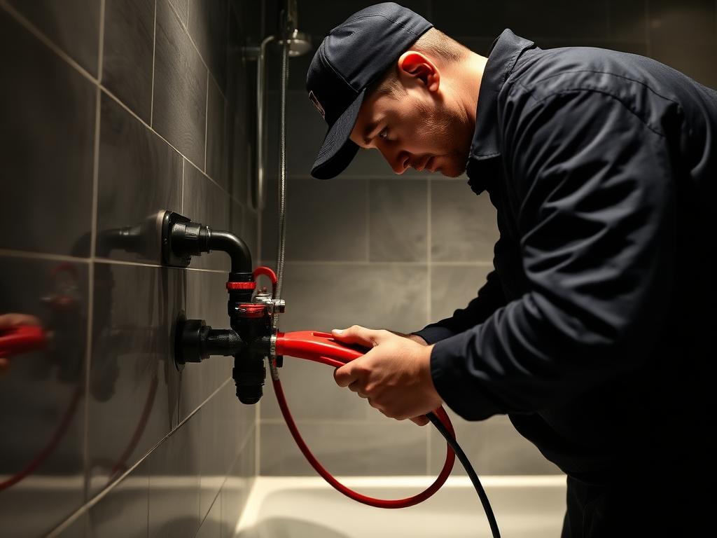 Serviço de desentupimento profissional